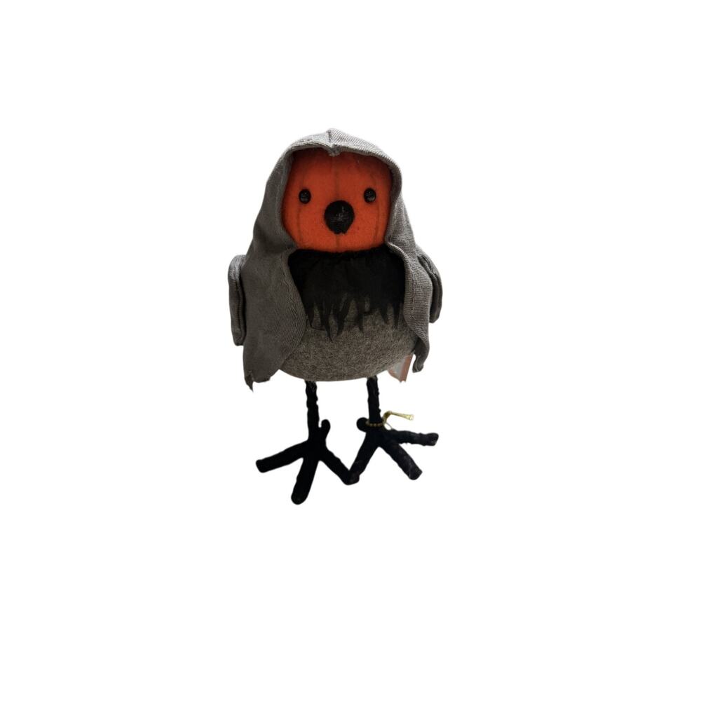 Hyde & EEK Featherly Friends Lewis Pumpkin Ghoul Halloween Bird New